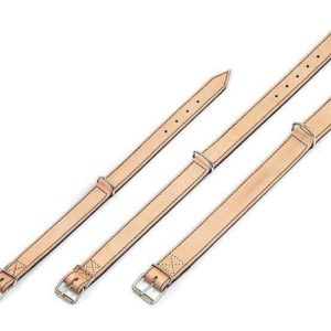 Karlie RONDO Halsband genäht - Natur/Schwarz - 32 mm, 57 cm