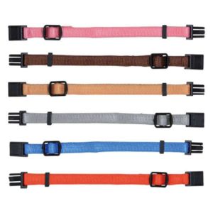 Trixie Welpenhalsbänder - 6er-Set 2 - S-M = 17-25 cm