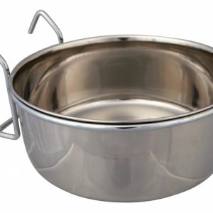 Trixie Edelstahlnapf mit Halter - 900 ml